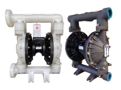 ปั๊มไดอะแฟรมสูบสารเคมีระบบลม ยี่ห้อ HiMade - Air-operated double diaphragm pump