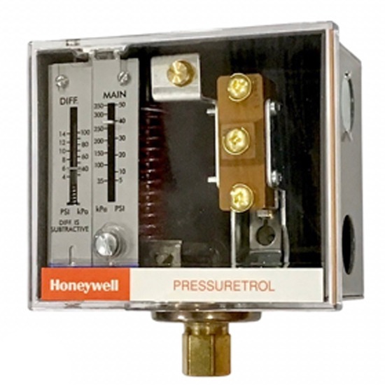 ปั๊มจ่ายสารเคมี มาตรวัดน้ำ - บริษัท เอทีที อินดัสตรีส์ จำกัด - Pressure switch สวิตซ์แรงดัน ยี่ห้อ Honeywell รุ่น L404F 1...